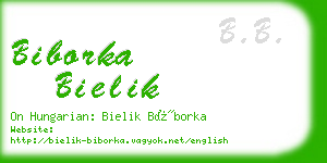 biborka bielik business card